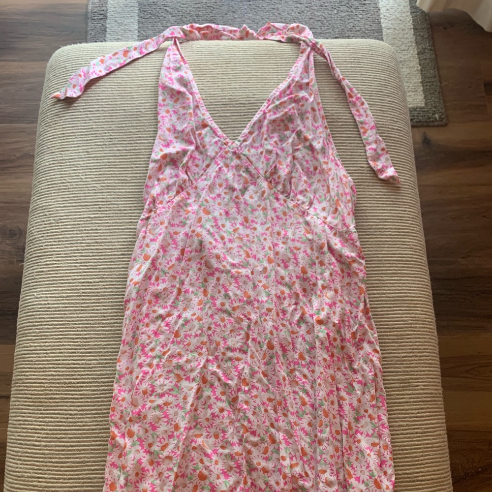 Abound Floral Strapped Dress Medium